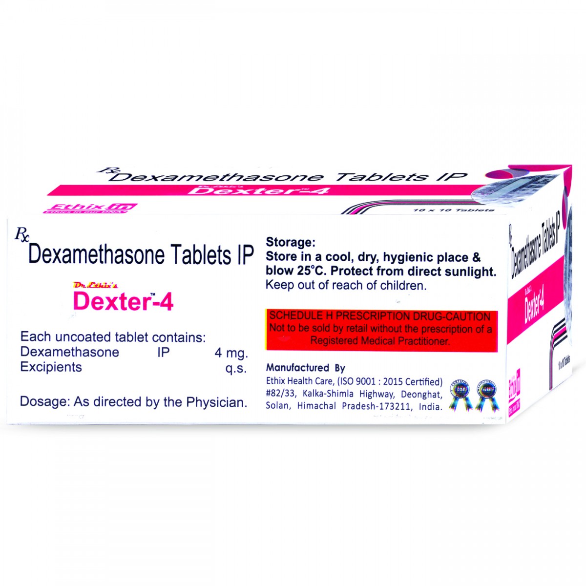 Using the Dexter4 Tablet, you can reduce inflammation and allergies